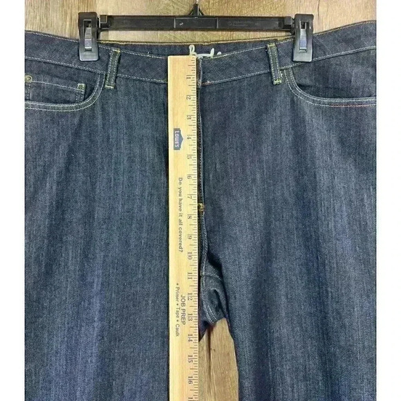 Boden Jeans Women’s 14R US Blue Bootcut Denim High Rise Stretch Dark Wash - Picture 8 of 9